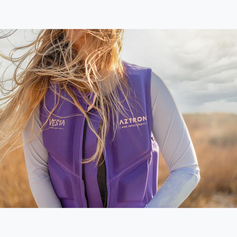 Жіночий рятувальний жилет Aztron Vesta Neoprene фіолетовий 6