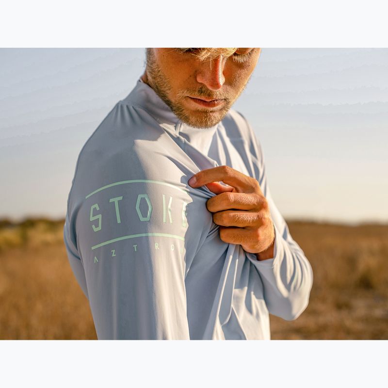 Лонгслів для плавання чоловічий Aztron Stoke Surfing Rashguard 9