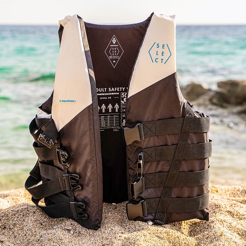 Жилет страхувальний Aquatone Select Safety Vest black/white 5