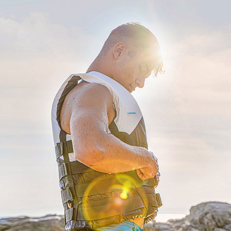 Жилет страхувальний Aquatone Select Safety Vest black/white 6
