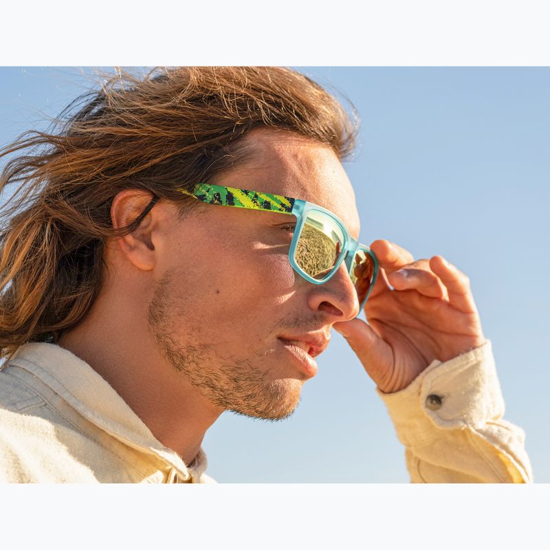Окуляри сонцезахисні Aztron Blitz green/teal/blacktortoise/polarized silver blue mirror/grey 7