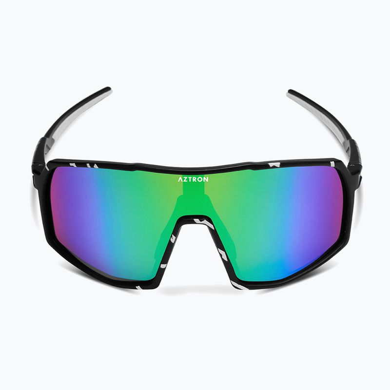 Окуляри сонцезахисні Aztron Thunder metalblack/white/polarizedgreen/twilightmirr/grey 2