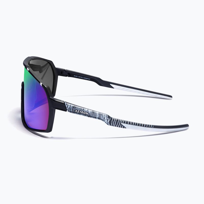 Окуляри сонцезахисні Aztron Thunder metalblack/white/polarizedgreen/twilightmirr/grey 4