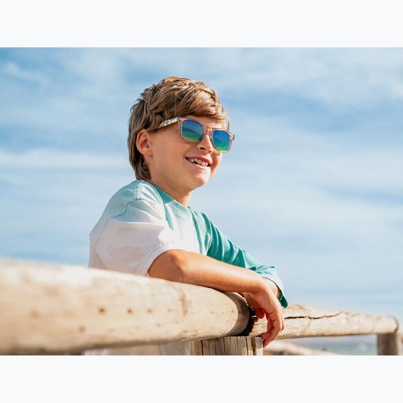 Окуляри сонцезахисні дитячі Aztron Solar ice grey/graffiti/polarized blue/yellow mirror/grey. 12