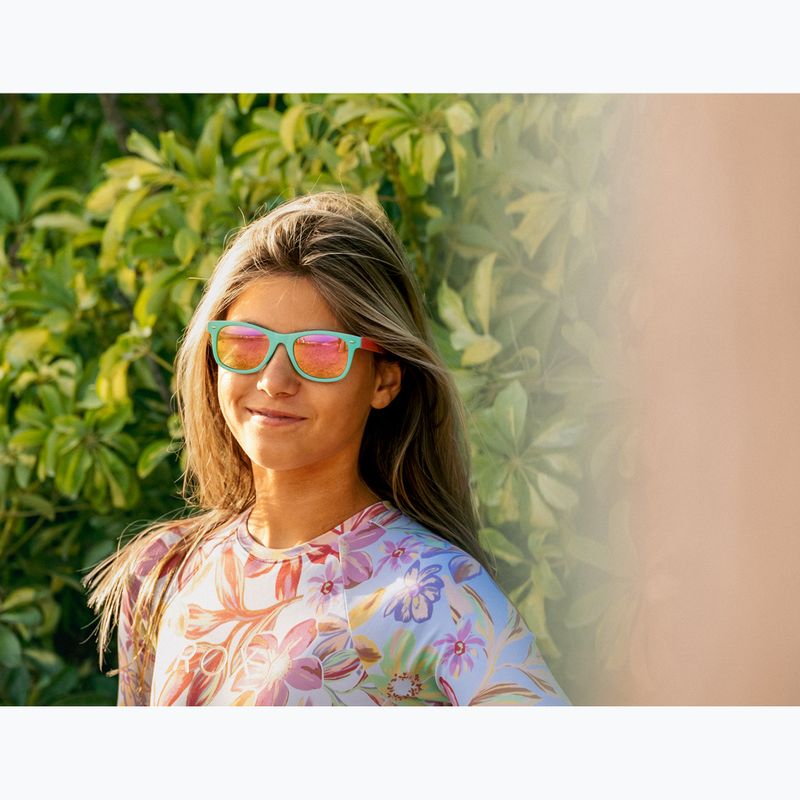 Окуляри сонцезахисні дитячі Aztron Candy candy pink/twisty/polarized rainbow pink mir/grey. 5