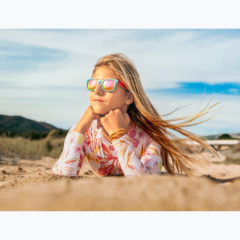 Окуляри сонцезахисні дитячі Aztron Candy candy pink/twisty/polarized rainbow pink mir/grey. 6