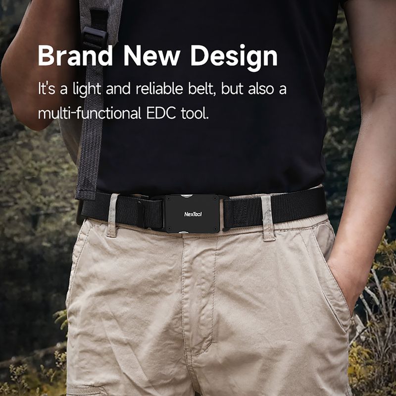 Ремінь для штанів Nextool Multifunctional P50 czarny 7