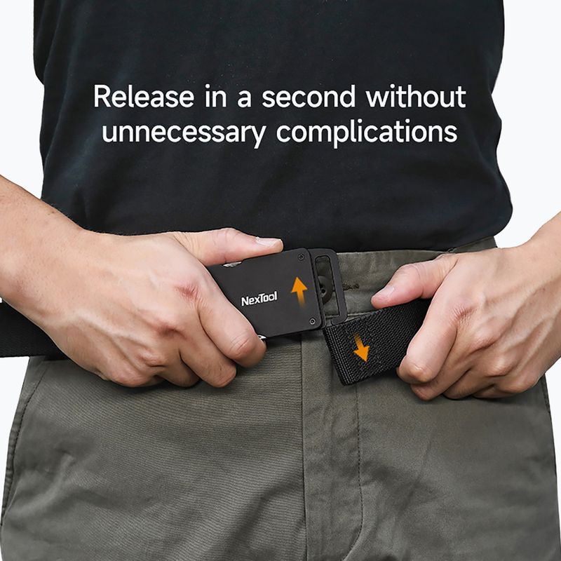 Ремінь для штанів Nextool Multifunctional P50 czarny 8