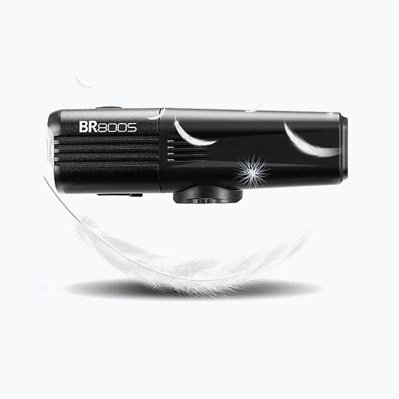 Ліхтарик велосипедний передній Towild BR800S black 2