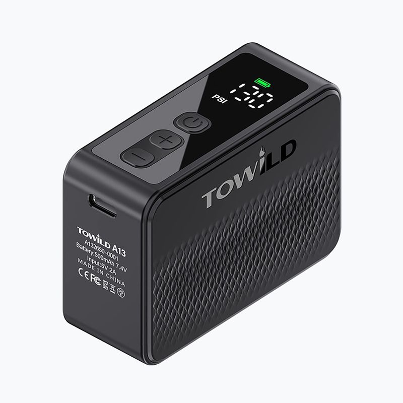 Насос велосипедний електричний TOWILD A13 black 3