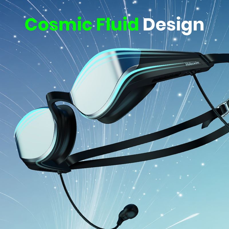 Окуляри для плавання Holoswim Solla Wave AI Music silver 3