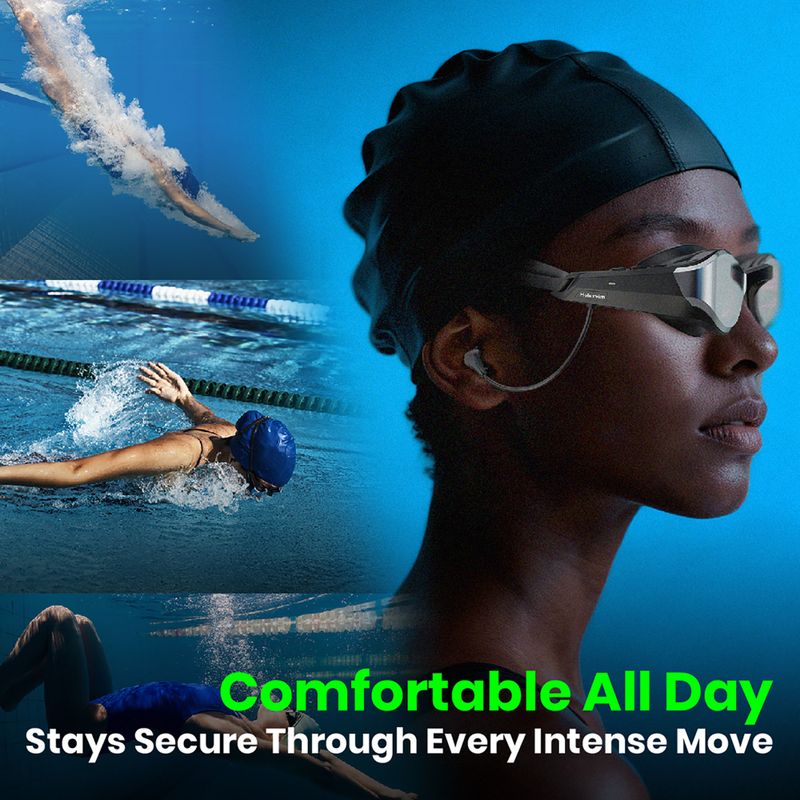 Окуляри для плавання Holoswim Solla Wave AI Music silver 5