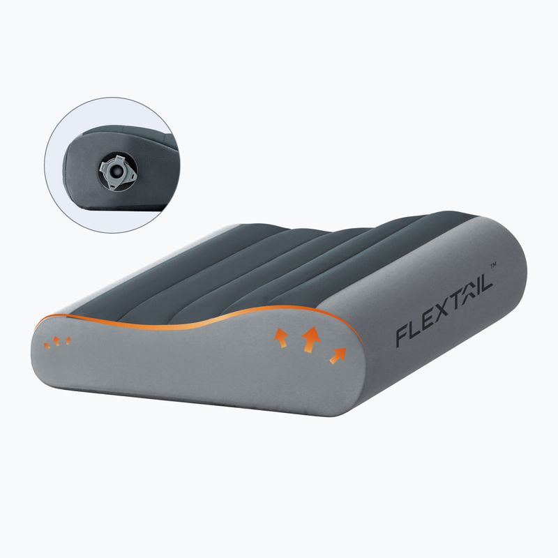 Подушка туристична FLEXTAIL Zero Pillowse grey 2