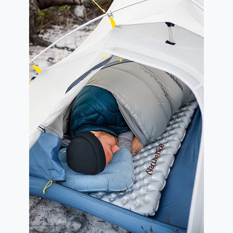 Килимок надувний Naturehike Tuye R 5.8 carbon silver 4