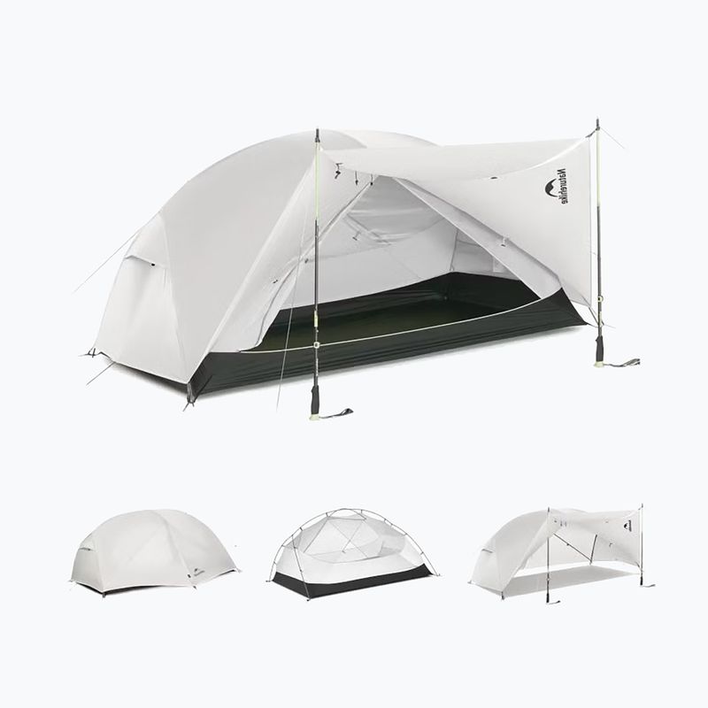 Намет трекінговий двомісний Naturehike Mongar Pro 2 20D light grey
