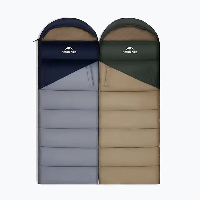 Спальний мішок Naturehike U250 Sunny Day Left navy blue 2
