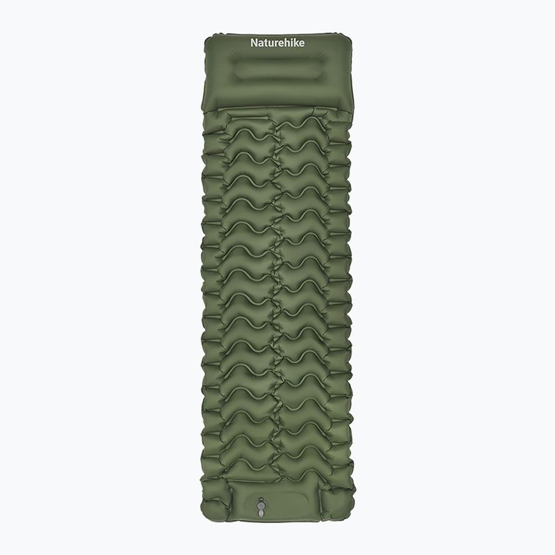 Надувний килимок Naturehike Pillow Single FC01 army green