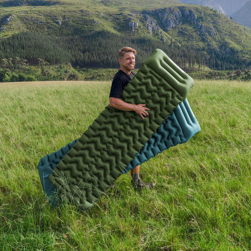 Надувний килимок Naturehike Pillow Single FC01 army green 2