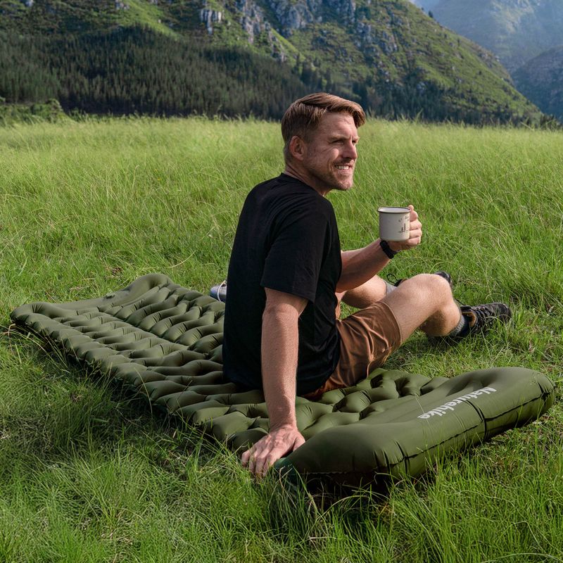 Надувний килимок Naturehike Pillow Single FC01 army green 3