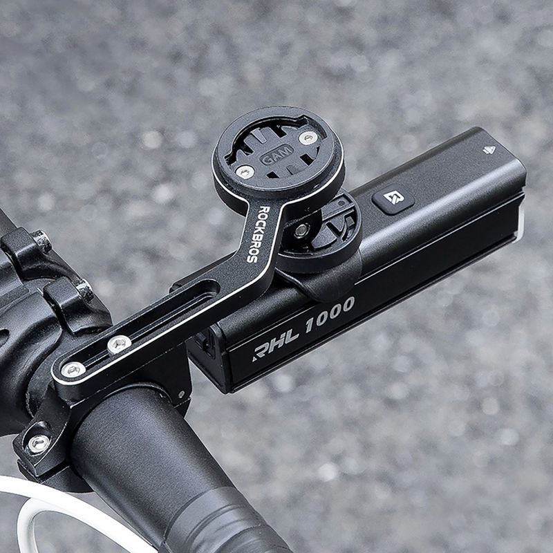 Ліхтарик велосипедний передній Rockbros 24610002001 Front Light 1000 Lumen black 9