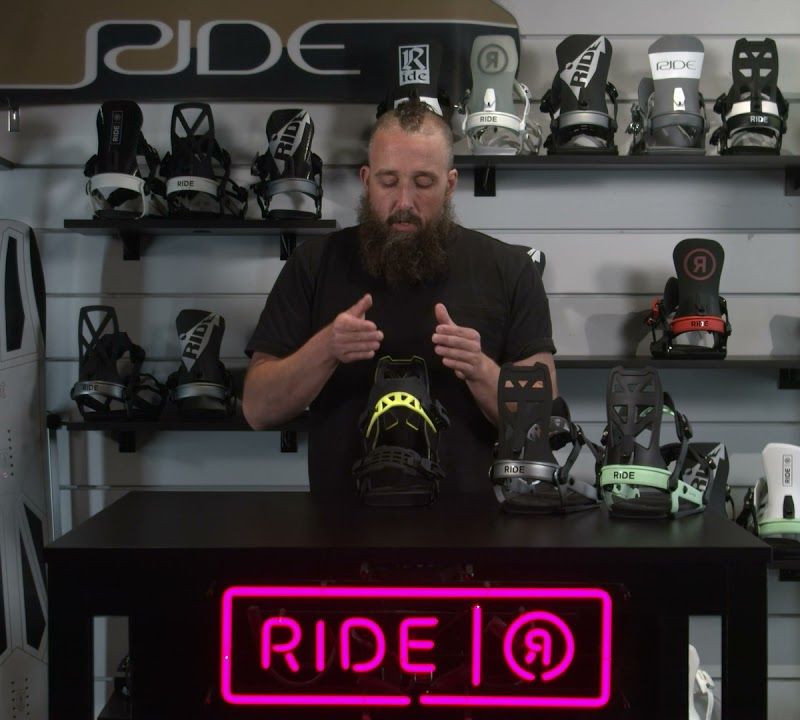 Кріплення сноубордичні чоловічі RIDE A-8 чорні 12G1002 11