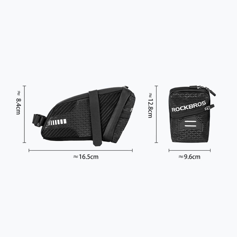 Сумка велосипедна під сідло Rockbros C29 1,5 л black 2