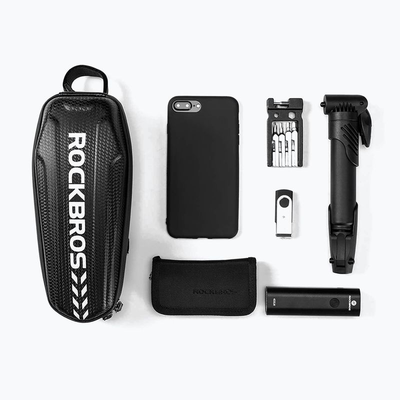 Сумка велосипедна на раму Rockbros B60 1,1 л black 2