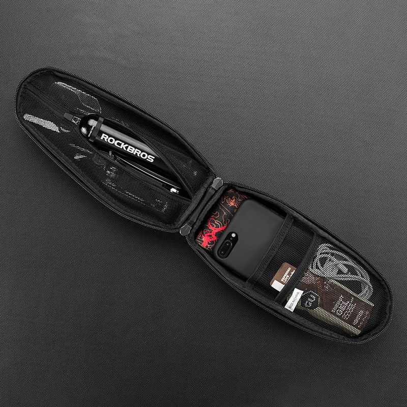 Сумка велосипедна на раму Rockbros B60 1,1 л black 7