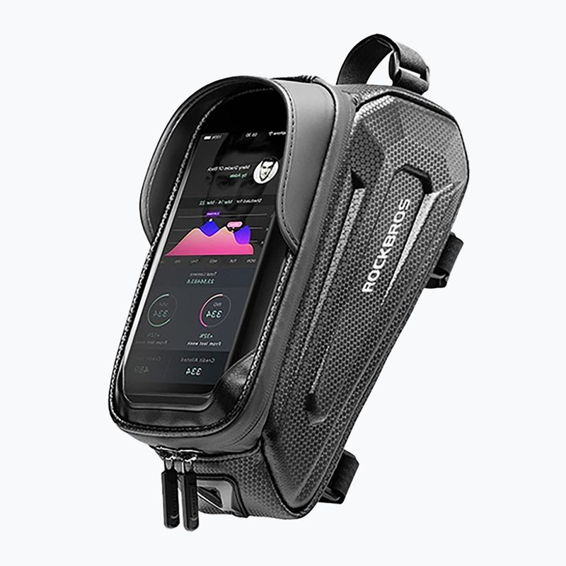 Сумка велосипедна на раму Rockbros B68-1 1,5 л black