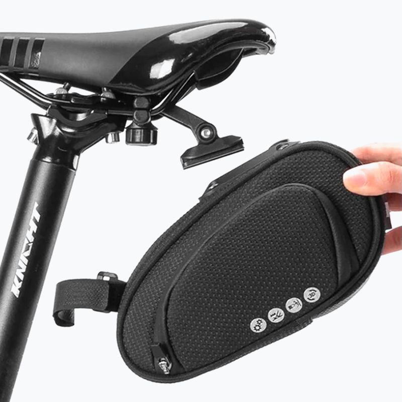 Сумка велосипедна під сідло Rockbros C40 1,2 л black 7