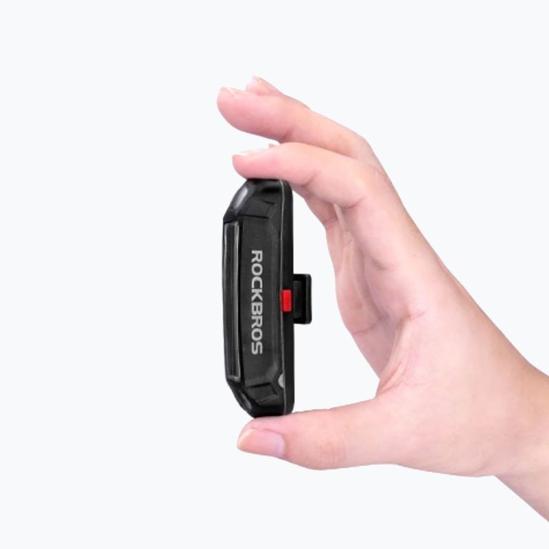Ліхтарик велосипедний задній Rockbros A54BK black 2