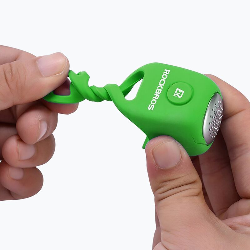 Дзвінок велосипедний Rockbros CB1709 green 3