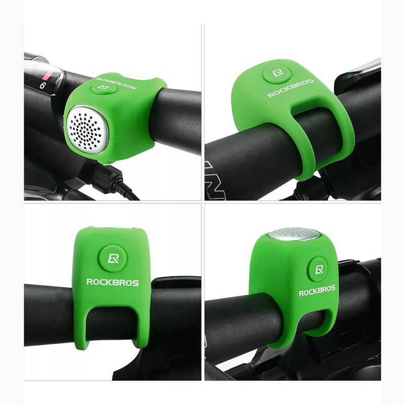 Дзвінок велосипедний Rockbros CB1709 green 4
