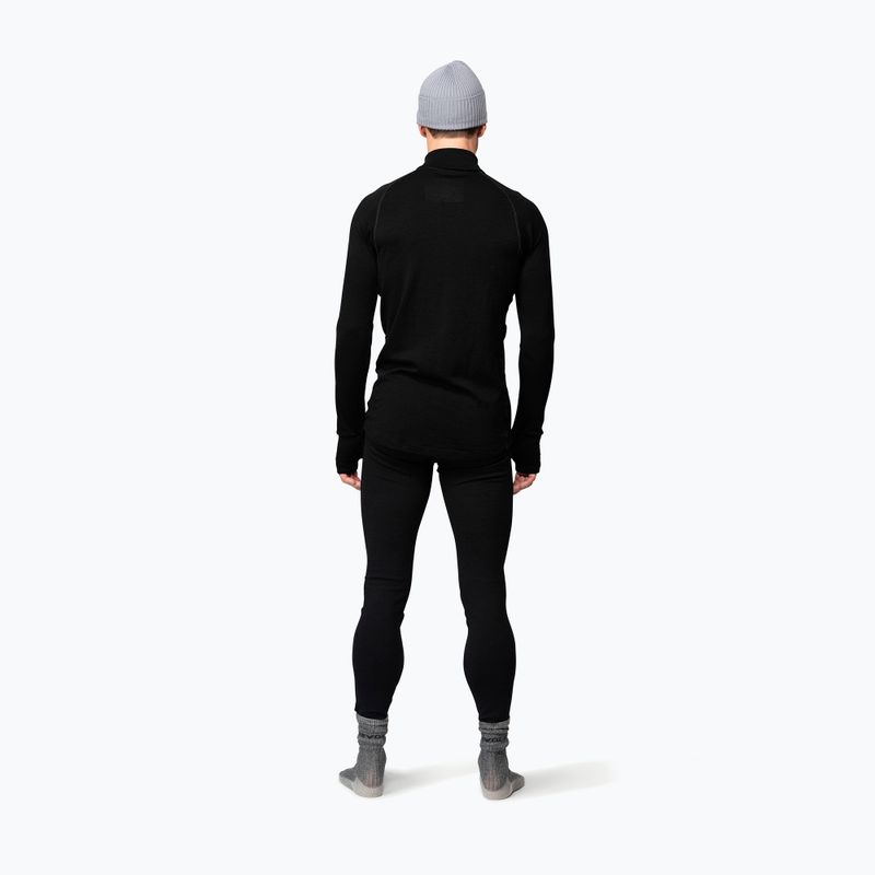 Кофта термоактивна чоловіча Devold Expedition Merino 235 Zip Neck black 2