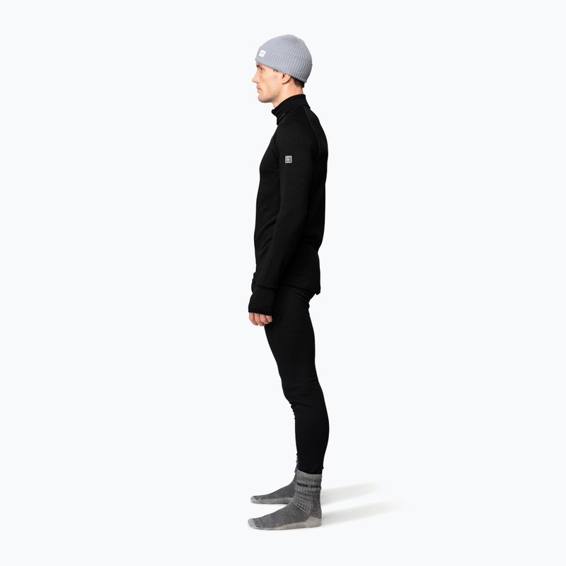 Кофта термоактивна чоловіча Devold Expedition Merino 235 Zip Neck black 4