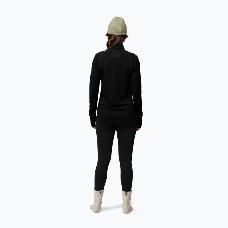 Кофта термоактивна жіноча Devold Expedition Merino 235 Zip Neck black 3