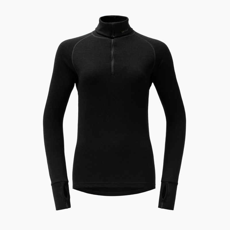 Кофта термоактивна жіноча Devold Expedition Merino 235 Zip Neck black 5