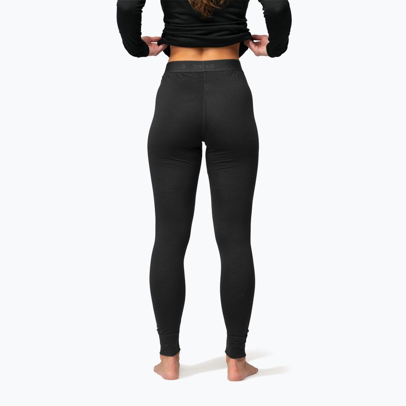 Штани термоактивні жіночі Devold Breeze Merino 150 Longs black 2