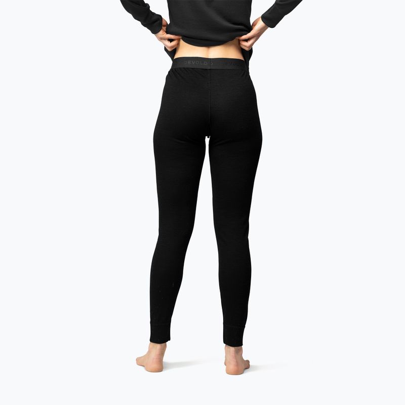 Штани термоактивні жіночі Devold Duo Active Merino 205 Longs black 2
