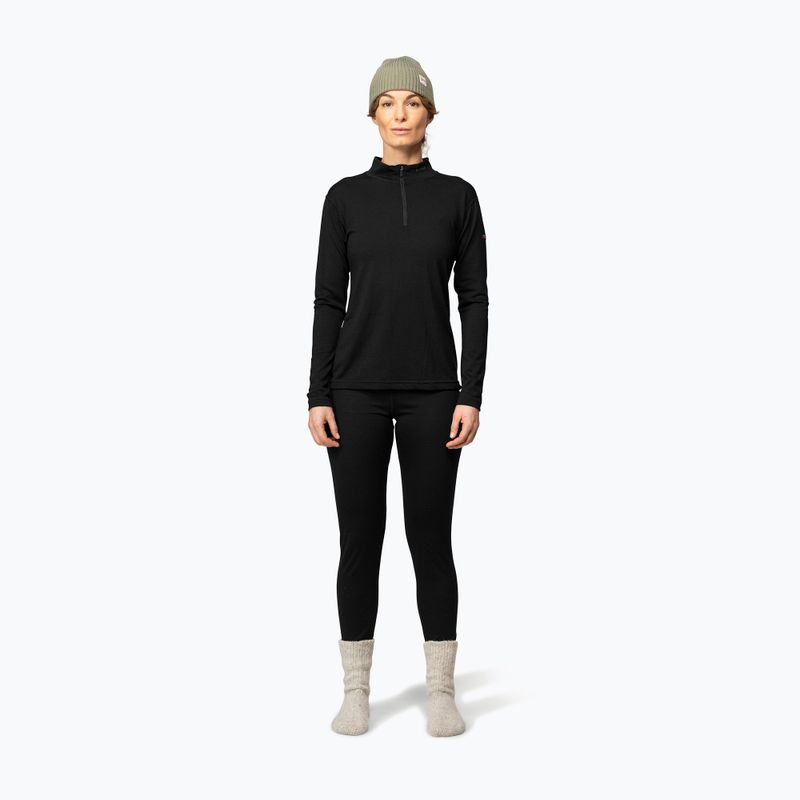 Кофта термоактивна жіноча Devold Breeze Merino 150 Zip Neck black 2