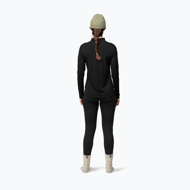 Кофта термоактивна жіноча Devold Breeze Merino 150 Zip Neck black 3