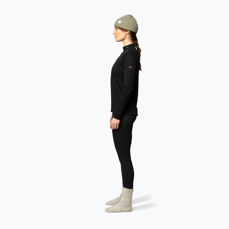 Кофта термоактивна жіноча Devold Breeze Merino 150 Zip Neck black 4