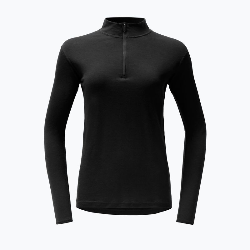 Кофта термоактивна жіноча Devold Breeze Merino 150 Zip Neck black 5