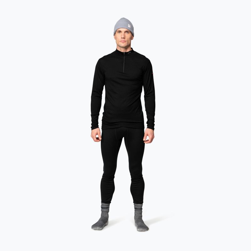 Кофта термоактивна чоловіча Devold Breeze Merino 150 Zip Neck black 2