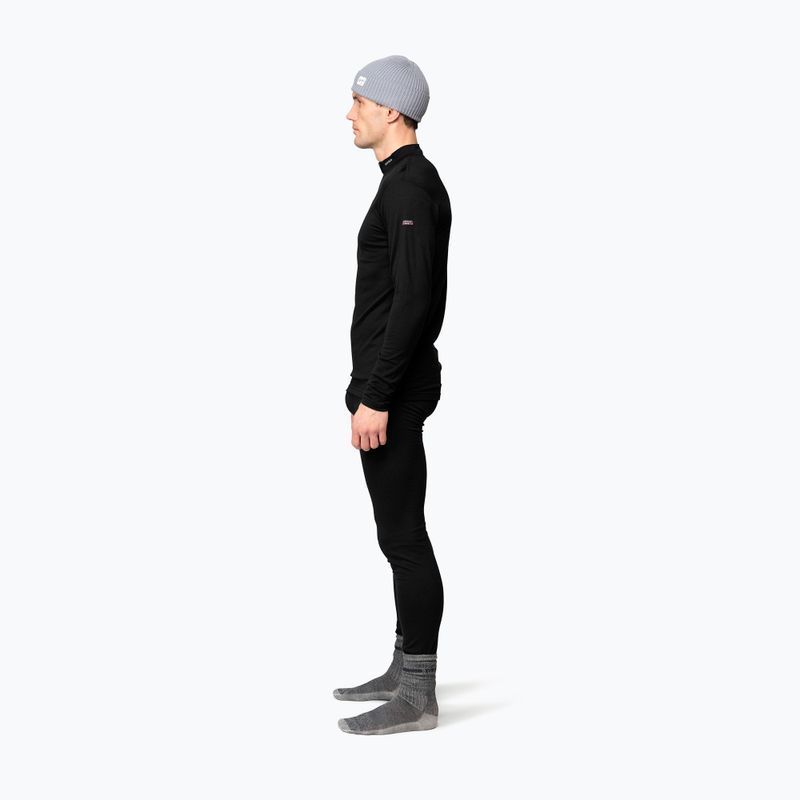 Кофта термоактивна чоловіча Devold Breeze Merino 150 Zip Neck black 4