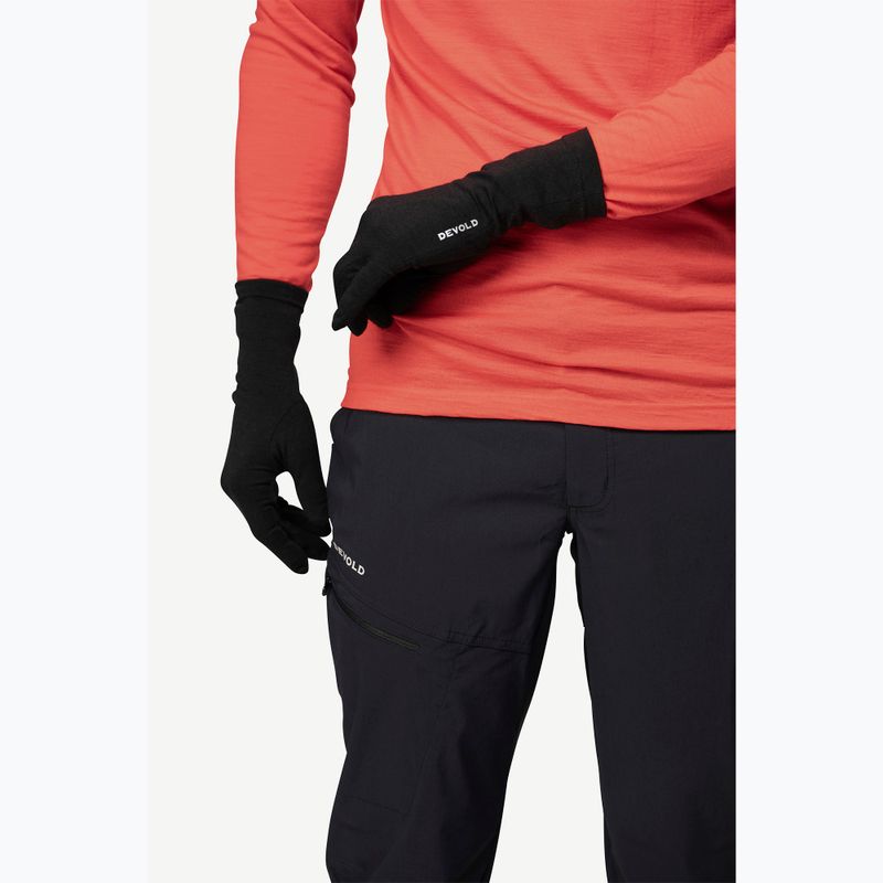 Рукавички Devold Innerliner Merino black 3