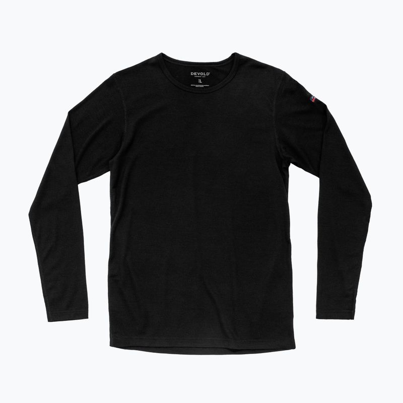 Кофта термоактивна чоловіча Devold Breeze Merino 150 black 5