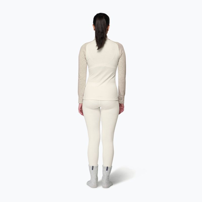Кофта термоактивна жіноча Devold Duo Active Merino 205 Zip Neck raw white 3