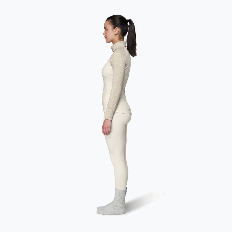 Кофта термоактивна жіноча Devold Duo Active Merino 205 Zip Neck raw white 4