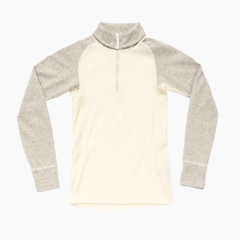 Кофта термоактивна жіноча Devold Duo Active Merino 205 Zip Neck raw white 5